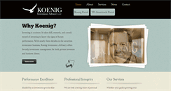 Desktop Screenshot of koeniginvestment.com